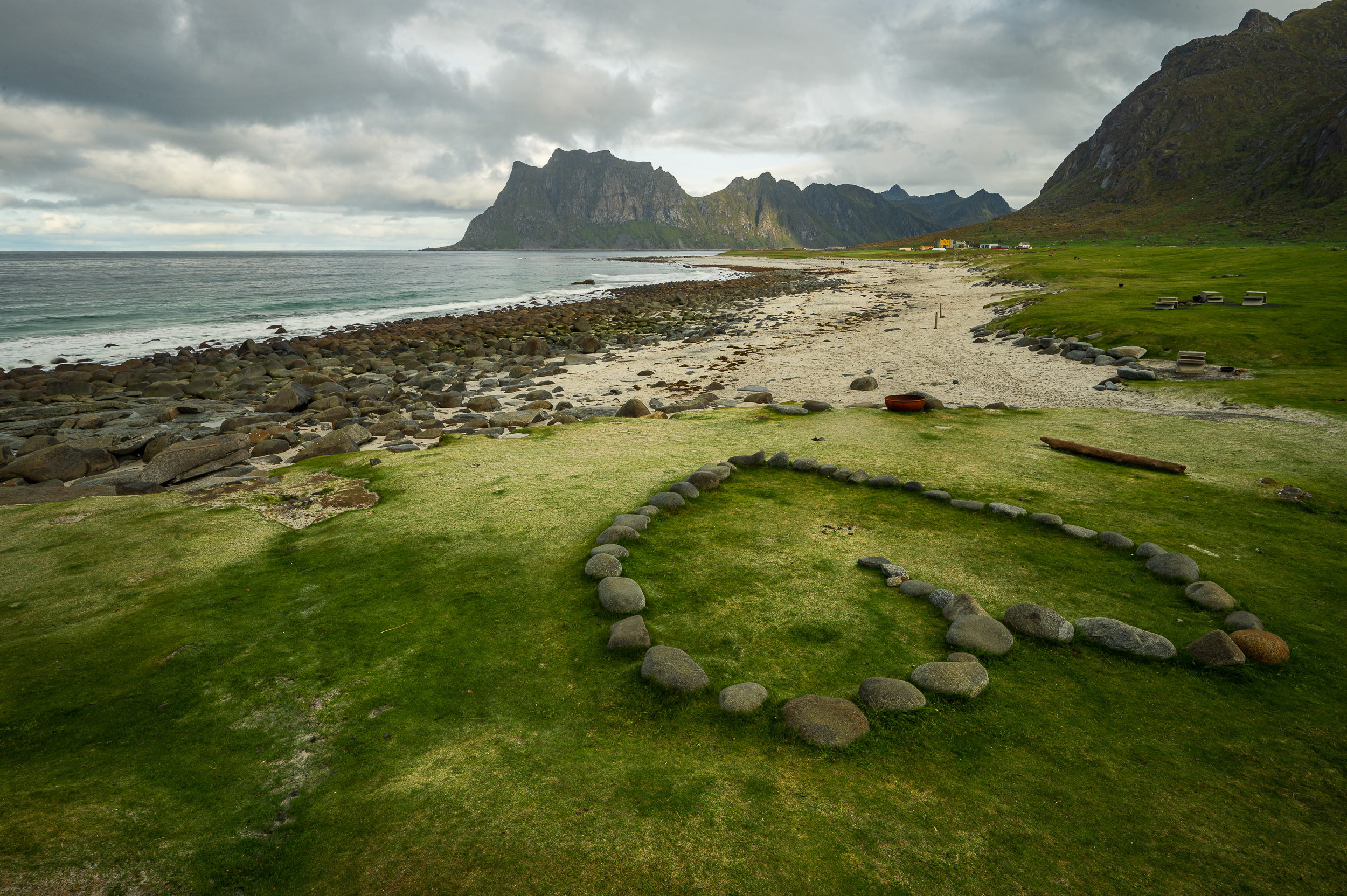 Norvege Uttakleiv beach